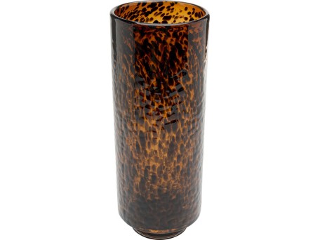 Βάζο  Caramel Γυαλί Καφέ 14*14*37εκ. - Καφέ