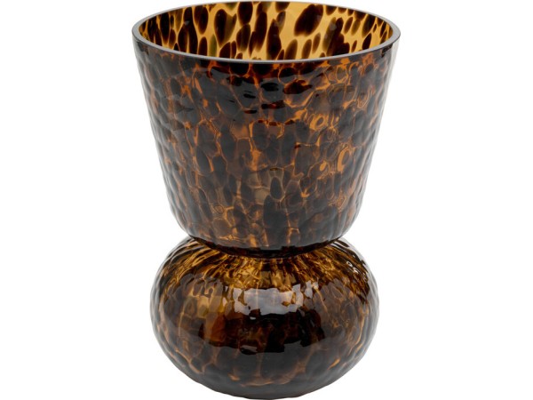 Βάζο Caramel Γυαλί Καφέ  18*18*25εκ. - Καφέ