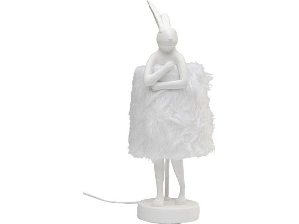 Φωτιστικό Επιτραπέζιο Animal Rabbit Μεταλλικό/Ύφασμα Λευκό 18x50x20εκ. - Λευκό Φωτιστικό Επιτραπέζιο Animal Rabbit Μεταλλικό/Ύφασμα Λευκό 18x50x20εκ. - Λευκό