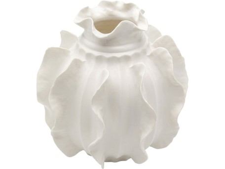 Βάζο Viento Κεραμικό Λευκό 27x27x23εκ.  - Λευκό