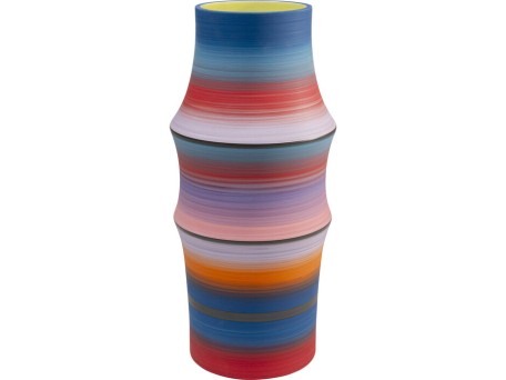 Βάζο Rainbow Κεραμικό Πολύχρωμο 16x16x35εκ.  - Πολύχρωμο