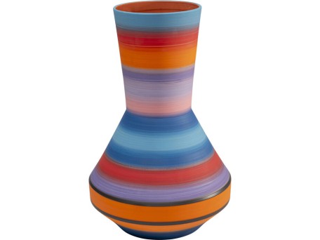 Βάζο Rainbow Κεραμικό Πολύχρωμο 26x26x40εκ.  - Πολύχρωμο