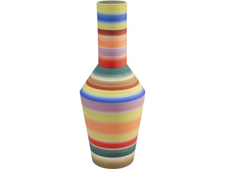 Βάζο Rainbow Κεραμικό Πολύχρωμο 19x19x50εκ.  - Πολύχρωμο