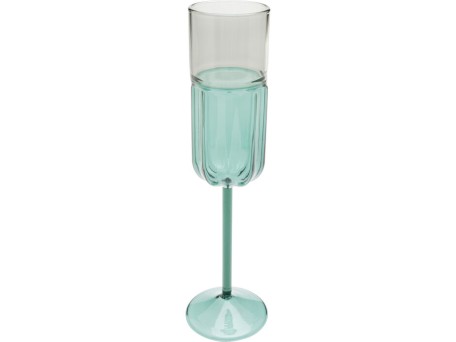 Ποτήρι Σαμπάνιας Duetto Γυαλί Πράσινο 7x6x26 εκ. - Πράσινο