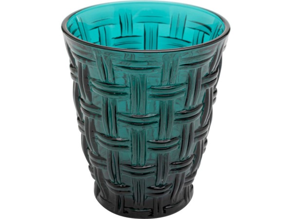 Ποτήρι Tissue Μπλε Γυαλί 8,5x8,5x10 εκ. - Μπλε