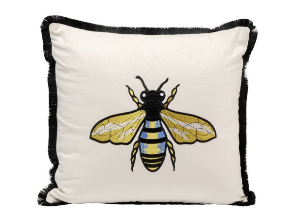 Διακοσμητικό Μαξιλάρι Bee Άσπρο Βελούδο 45x10x45 εκ. - Λευκό Διακοσμητικό Μαξιλάρι Bee Άσπρο Βελούδο 45x10x45 εκ. - Λευκό