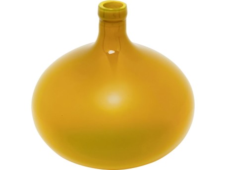 Βάζο Salut Γυάλινο Κίτρινο 42*42*38εκ. - Κίτρινο