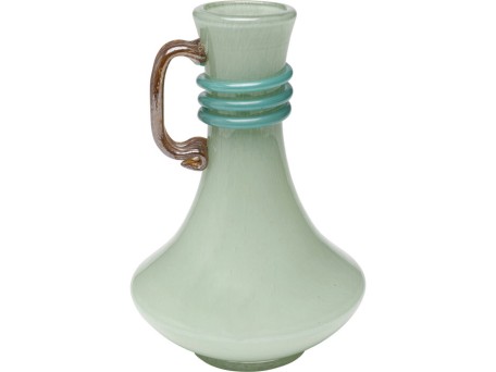 Βάζο Sina Γυάλινο Πράσινο 17*17*25εκ. - Πράσινο