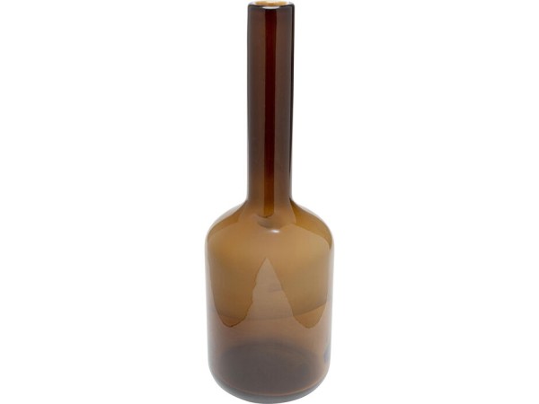 Βάζο Toja Γυαλί Καφέ 15*15*46εκ. - Καφέ