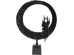 Διακοσμητικό Επιτραπέζιο  Circle Watch Μεταλλικό Μαύρο 51*12*68εκ. - Μαύρο