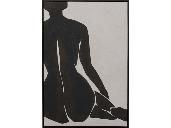 Πίνακας Καμβάς Nude Lady Μαύρος 70x110x4.3εκ. - Μαύρο Πίνακας Καμβάς Nude Lady Μαύρος 70x110x4.3εκ. - Μαύρο