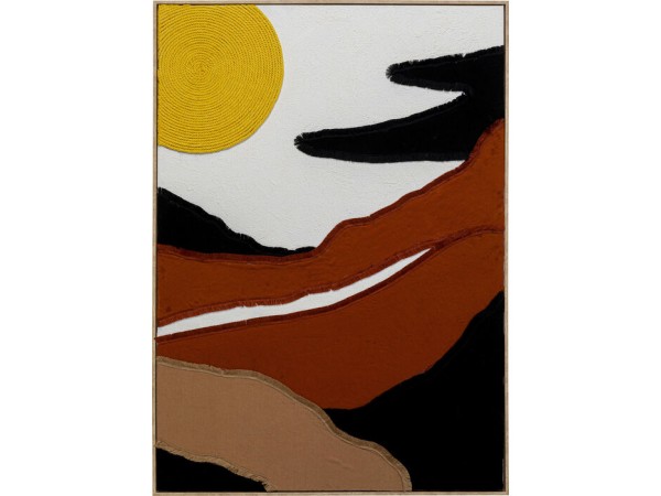 Πίνακας Καμβάς Artistic Sunrise Πολύχρωμος 70x110x4.3εκ. - Πολύχρωμο