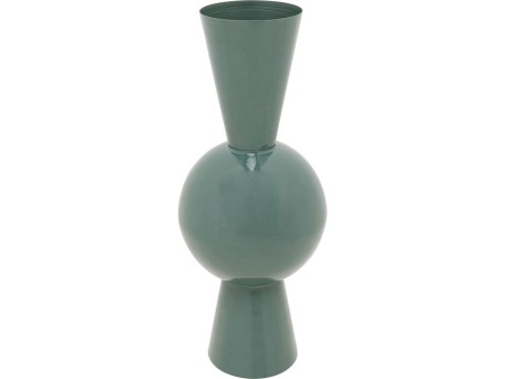 Βάζο Blow Μπλε 25x25x60εκ. - Μπλε