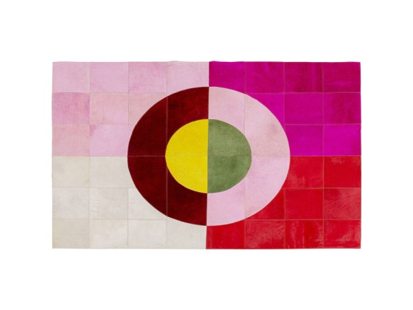 Χαλί Central Circle Δέρμα Πολύχρωμο 170*240*0.5εκ. - Πολύχρωμο Χαλί Central Circle Δέρμα Πολύχρωμο 170*240*0.5εκ. - Πολύχρωμο