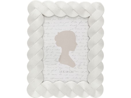 Κορνίζα Chain Πολυρεσίνη Ασημί 13x18εκ. - Ασημί