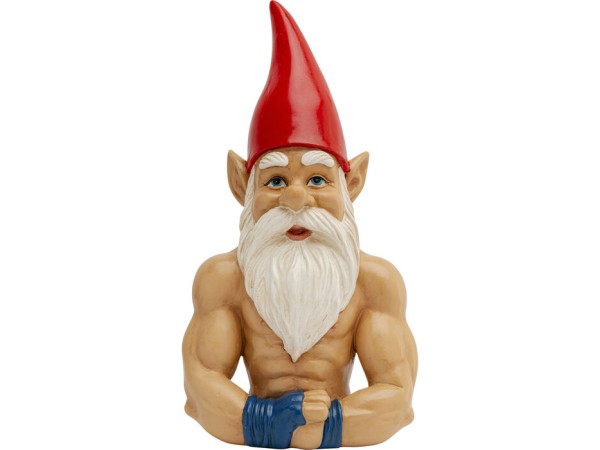 Διακοσμητικό Επιτραπέζιο  Gnome Muscle Κεραμικό Πολύχρωμο 16.5*11*32εκ. - Πολύχρωμο