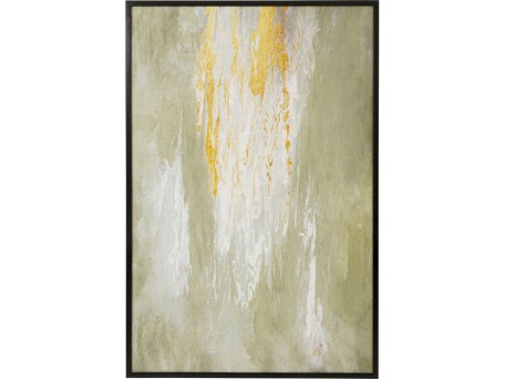 Πίνακας Καμβάς Artistas Πράσινο/Μπεζ 120x3.8x180εκ. - Μπεζ