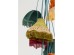 Pendant Lamp Saloon Fringes 9-lite - Πολύχρωμο