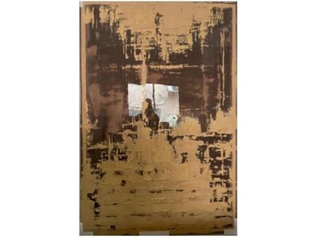 Framed Picture Artistas Golden 120x180cm - Καφέ