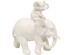 Διακοσμητικό Επιτραπέζιο  Elefant Dumbo Κεραμικό Μπεζ 17*5*8*9εκ. - Μπεζ
