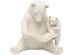 Διακοσμητικό Επιτραπέζιο Reading Bears Κεραμικό 20*16*18εκ. - Γκρι