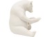 Διακοσμητικό Επιτραπέζιο Reading Bears Κεραμικό 20*16*18εκ. - Γκρι