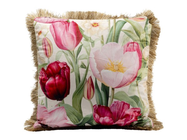 Cushion Tulips 45x45cm - Πολύχρωμο Cushion Tulips 45x45cm - Πολύχρωμο