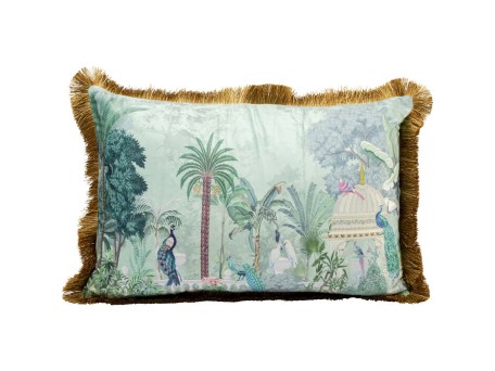 Cushion  Jungle Temple 40x60cm - Μπλε