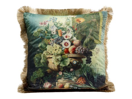 Cushion Romantic Bouquet 45x45cm - Μπλε
