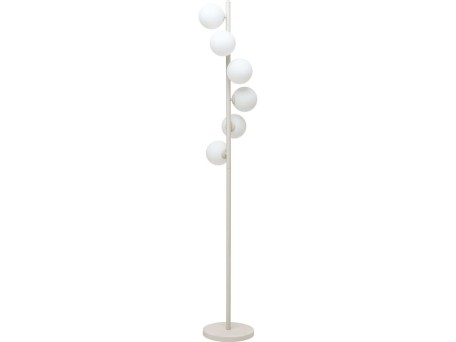 Φωτιστικό Δαπέδου Scala Balls Γυαλί Γκρι/Μπεζ  28*28*160εκ. - Γκρι