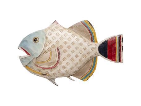 Διακοσμητικό Τοίχου  Fishy Μπεζ 29*4*18εκ. - Μπεζ