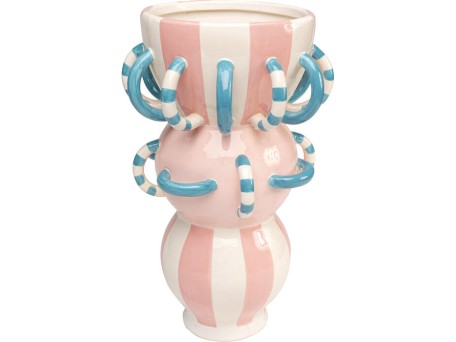 Βάζο  Harlequin Κεραμικό Ροζ 29.2*29.2*49εκ. - Ροζ