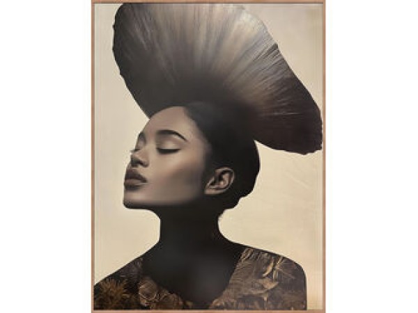 Framed Picture Muse Aesthetic Left 90x120cm