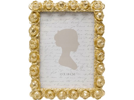 Κορνίζα  Rose Blossom Χρυσή 16*2*22εκ. - Χρυσό