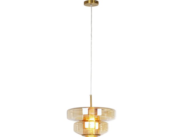 Pendant Lamp Arcadia Amber Ø34cm - Χρυσό
