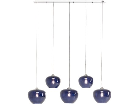 Φωτιστικό Οροφής Sphere Night Sky Five Γυαλί Μπλε 110*35*160εκ. - Μπλε