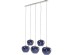 Φωτιστικό Οροφής Sphere Night Sky Five Γυαλί Μπλε 110*35*160εκ. - Μπλε Φωτιστικό Οροφής Sphere Night Sky Five Γυαλί Μπλε 110*35*160εκ. - Μπλε