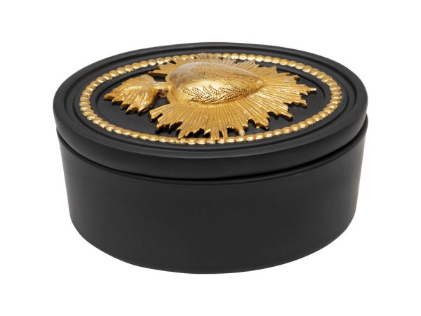 Διακοσμητικό Κουτί Flaming Heart Κεραμικό Μαύρο 15*11.5*8εκ. - Μαύρο Διακοσμητικό Κουτί Flaming Heart Κεραμικό Μαύρο 15*11.5*8εκ. - Μαύρο