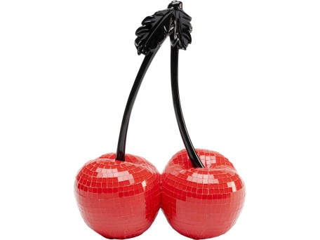 Διακοσμητικό Επιτραπέζιο Cherries Κόκκινο 18.5*12*25εκ.α - Κόκκινο