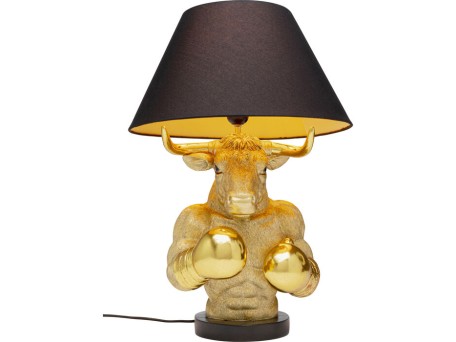 Φωτιστικό Επιτραπέζιο  Boxer Bull Χρυσό  36*36*53εκ. - Χρυσό