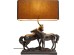 Φωτιστικό Επιτραπέζιο  Horse Family Κεραμικό Καφέ 40.5*16.5*52.5εκ. - Καφέ