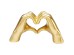 Διακοσμητικό Επιτραπέζιο Heart Hands Χρυσό 24*8*13εκ. - Χρυσό Διακοσμητικό Επιτραπέζιο Heart Hands Χρυσό 24*8*13εκ. - Χρυσό