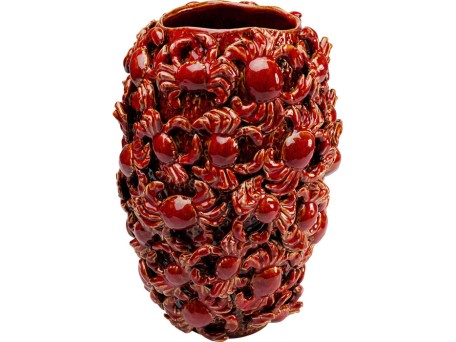 Βάζο Crabs Κεραμικό Κόκκινο 27*26*39εκ. - Κόκκινο