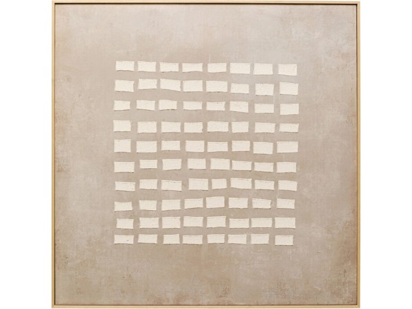 Πίνακας Καμβάς Art Row Μπεζ 100x4x100εκ. - Μπεζ Πίνακας Καμβάς Art Row Μπεζ 100x4x100εκ. - Μπεζ