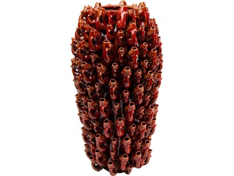 Βάζο School of Fish κεραμικό Κόκκινο 32*32*63εκ. - Κόκκινο