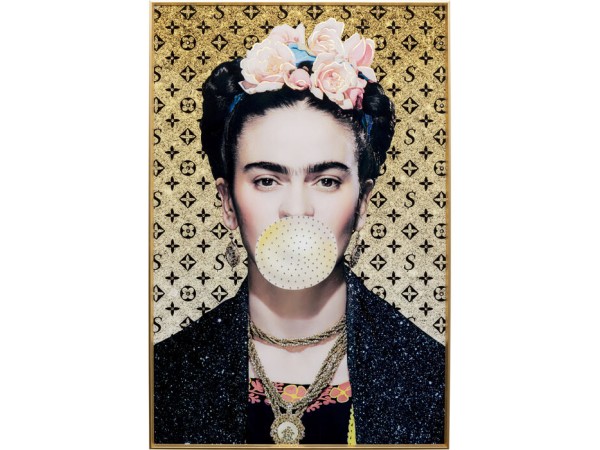 Framed Picture Muse Bubble Artist 40x50cm - Χρυσό