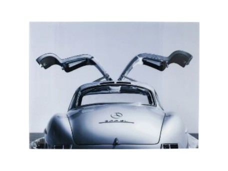 Glass Picture Oldtimer Back 120x80cm - Γκρι