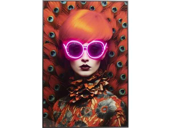 Πίνακας LED Fancy Red Lady Πολύχρωμος 55*3.5*75εκ. - Πολύχρωμο Πίνακας LED Fancy Red Lady Πολύχρωμος 55*3.5*75εκ. - Πολύχρωμο