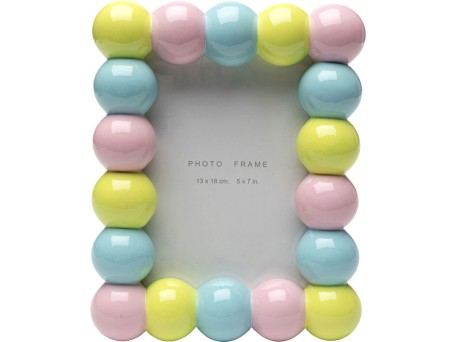 Κορνίζα  Pastel Κεραμική Πολύχρωμη  18.5*4.5*23εκ. - Πολύχρωμο