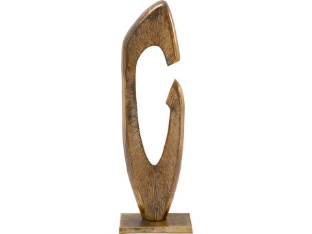 Διακοσμητικό Επιτραπέζιο Circle Hook Μεταλλικό Χρυσό 32*16.5*100εκ. - Ροζ